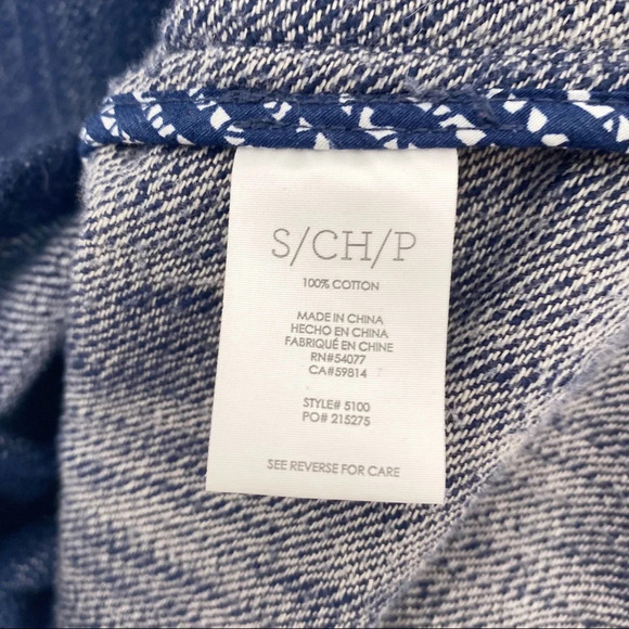 CAbi Washed Indigo Blue Adventure Anorak Jacket - Picture 11 of 11